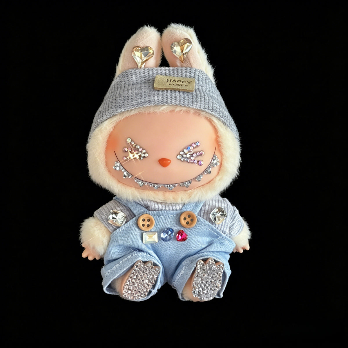 【popmart100%genuine】labubu  diy diamond doll customization